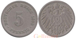Германская империя. 5 пфеннигов 1898 год. (J)