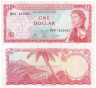  Бона. Восточно-карибские государства 1 доллар 1965 год. Елизавета II. (VF) 