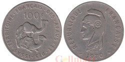 Французские Афар и Исса. 100 франков 1970 год. Верблюды.