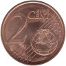  Финляндия. 2 евроцента 2006 год. Геральдический лев.  