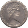  Австралия. 10 центов 1967 год. Большой лирохвост. 