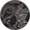  Британские Виргинские острова. 1 доллар 2016 год. Триатлон - XXXI летние Олимпийские Игры, Рио-де-Жанейро 2016. 