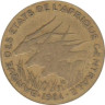  Центральная Африка (BEAC). 10 франков 1984 год. Африканские антилопы. 