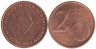 Нидерланды. 2 евроцента 2005 год. Портрет королевы Беатрикс в профиль. 