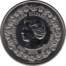  Фолклендские острова. 50 пенсов 2001 год. 75 лет королеве Елизавете II. 