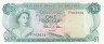  Бона. Багамы 1 доллар 1974 год. Елизавета II. (XF) 