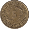  Германия (Веймарская республика). 5 рейхспфеннигов 1936 год. Колосья. (G) 