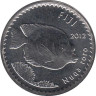  Фиджи. 5 центов 2012 год. Рыба-кролик. 