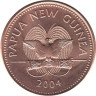  Папуа-Новая Гвинея. 1 тойя 2004 год. Бабочка. 