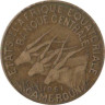  Экваториальная Африка. Камерун. 10 франков 1961 год. Африканские антилопы. 