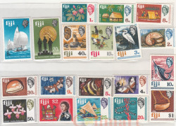 Набор марок. Фиджи. Разные марки 1969 года. 19 марок.