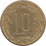  Экваториальная Африка. Камерун. 10 франков 1967 год. Африканские антилопы. 