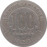  Камерун. 100 франков 1972 год. Антилопы (Западные канны). CAMEROUN - CAMEROON 