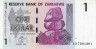  Бона. Зимбабве 1 доллар 2007 год. Балансирующие камни Чиремба. (Пресс) 