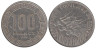  Республика Конго. 100 франков 1975 год. Антилопы. 