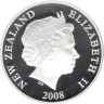  Новая Зеландия. 1 доллар 2008 год. Сэр Эдмунд Хиллари. 
