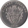  Кирибати. Острова Гилберта. 1 доллар 2014 год. Парусник Мейфлауэр. 