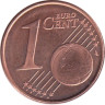 Кипр. 1 евроцент 2008 год. Муфлоны. 