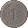  Финляндия. 1 марка 1930 год. Герб. 