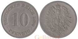 Германская империя. 10 пфеннигов 1889 год. (D)