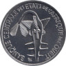  Западная Африка (BCEAO). 100 франков 2012 год. Пилорылый скат. 