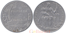 Французская Полинезия. 5 франков 2007 год. Гавань.