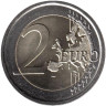  Италия. 2 евро 2021 год. 150 лет объявления Рима столицей Италии. 