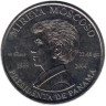 Панама. 1 бальбоа 2004 год. Президент Мирейя Москосо. 