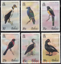 Набор марок. Белиз 1978 год. Птицы Белиза. (6 марок)