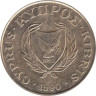  Кипр. 5 центов 1990 год. Бык. 