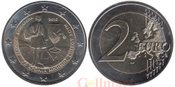 Греция. 2 евро 2015 год. 75 лет со дня смерти Спиридона Луиса.