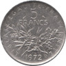  Франция. 5 франков 1972 год. Сеятельница. 
