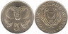  Кипр. 5 центов 1985 год. Бык. 