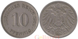 Германская империя. 10 пфеннигов 1905 год. (A)