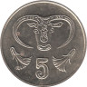  Кипр. 5 центов 1994 год. Бык. 