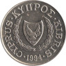  Кипр. 5 центов 1994 год. Бык. 