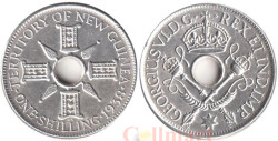 Новая Гвинея. 1 шиллинг 1938 год. Георг VI.