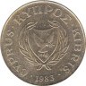  Кипр. 5 центов 1983 год. Бык. 