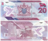  Бона. Тринидад и Тобаго 20 долларов 2020 год. Колибри. (Пресс) 