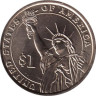  США. 1 доллар 2015 год. 34-й президент Дуайт Эйзенхауэр (1953–1961). (P) 