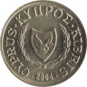  Кипр. 1 цент 2004 год. Стилизованная птица. 
