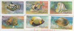 Набор марок. Филиппины. Фауна - Рыбы. 6 марок.