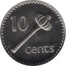 Фиджи. 10 центов 2006 год. Метательная дубинка. 