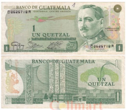 Бона. Гватемала 1 кетсаль 1983 год. Хосе Пинто. (F-VF)