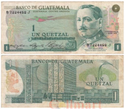Бона. Гватемала 1 кетсаль 1976 год. Хосе Пинто. (F-VF)