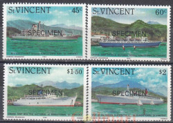 Набор марок. Сент-Винсент и Гренадины. Круизные лайнеры 1982 года. 4 марки.
