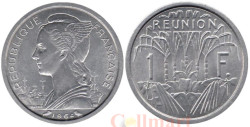 Реюньон. 1 франк 1964 год. Марианна.