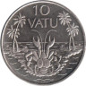  Вануату. 10 вату 2009 год. Кокосовый краб. 