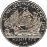  Нидерланды. 5 пробных евро 1996 год. Парусник (Мюнстер). 