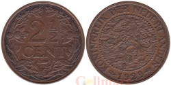 Нидерланды. 2½ цента 1929 год.